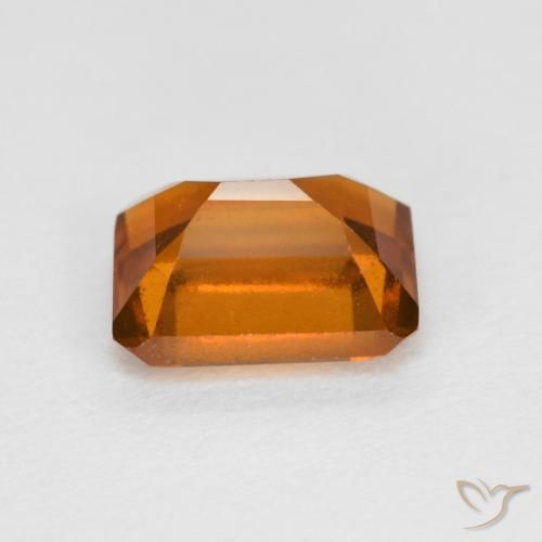 granate hessonita Naranja medio natural de 1.44 ct, Corte Octágono / Esmeralda, VS