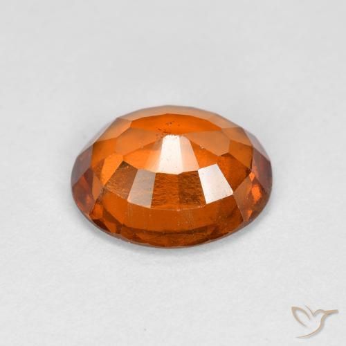 granate hessonita Naranja oscuro medio natural de 2.45 ct, Ovalada, VVS-VS