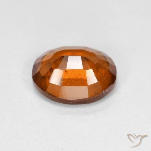 granate hessonita Ámbar naranja natural de 1.89 ct, Ovalada, VS
