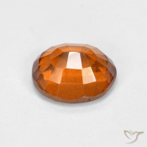 granate hessonita Naranja rojizo natural de 2.01 ct, Ovalada, VS