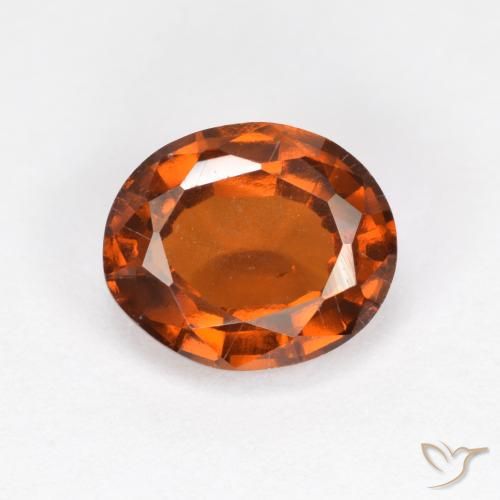 2.23ct Natural Ámbar naranja Granate Hessonita, Ovalada, VS-SI