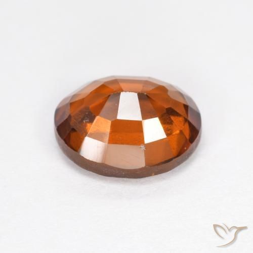 granate hessonita Ámbar naranja natural de 2.23 ct, Ovalada, VS-SI