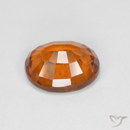 granate hessonita Naranja oscuro medio natural de 2.25 ct, Ovalada, VS-SI