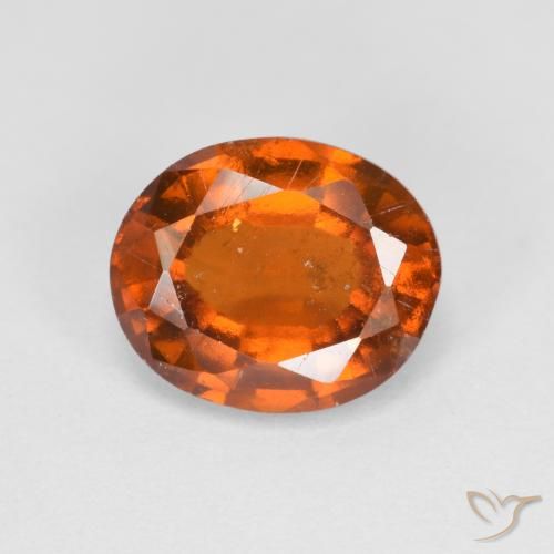 2.54ct Natural Naranja medio Granate Hessonita, Ovalada, VS-SI