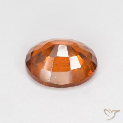 granate hessonita Naranja medio natural de 2.54 ct, Ovalada, VS-SI