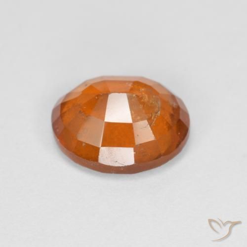 granate hessonita Naranja oscuro natural de 2.22 ct, Ovalada, VS-SI