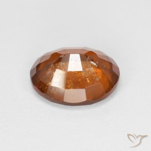 granate hessonita Naranja rojizo natural de 2.54 ct, Ovalada, VS-SI