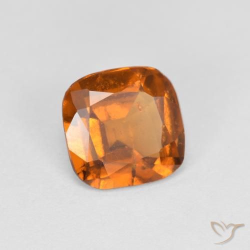 granate hessonita Naranja medio natural de 1.40 ct, Forma Cojín, VS-SI
