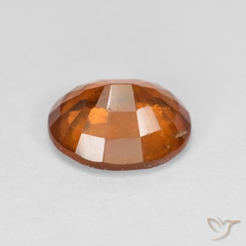 granate hessonita Naranja medio natural de 2.27 ct, Ovalada, VS-SI