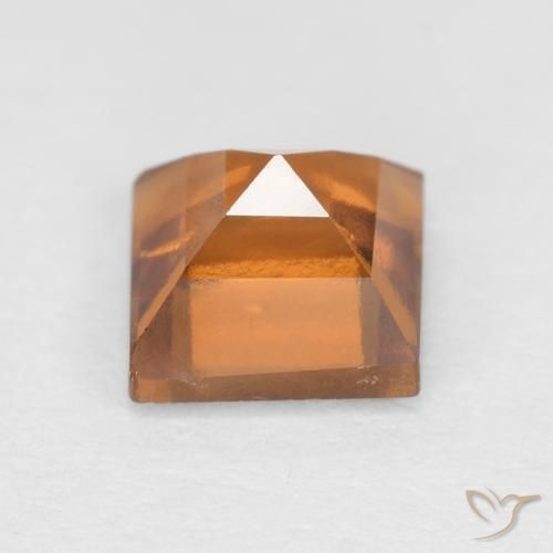 granate hessonita Naranja amarillento natural de 0.94 ct, Cuadrado, VS