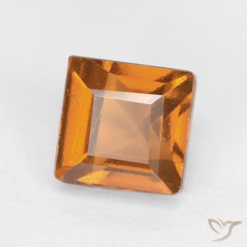 granate hessonita Marrón naranja natural de 1.07 ct, Cuadrado, VS