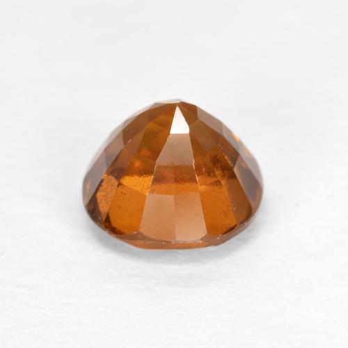Granate hessonita naranja natural de 1,15 ct, corte redondo, VS