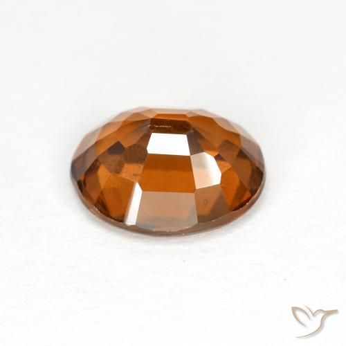 granate hessonita Naranja medio natural de 1.77 ct, Ovalada, VS