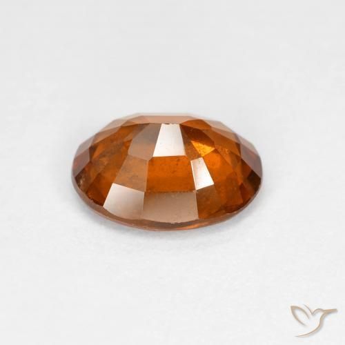 granate hessonita Naranja rojizo natural de 1.86 ct, Ovalada, VS-SI
