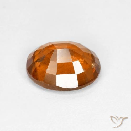 granate hessonita Naranja oscuro natural de 1.69 ct, Ovalada, VS