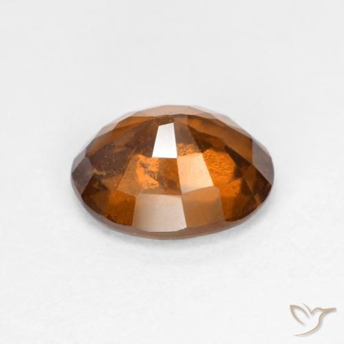granate hessonita Naranja oscuro natural de 1.81 ct, Ovalada, VS-SI