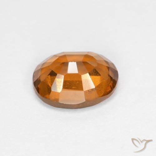 granate hessonita Naranja medio natural de 1.24 ct, Ovalada, VS
