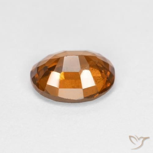 granate hessonita Naranja oscuro natural de 1.34 ct, Ovalada, VS