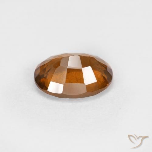 granate hessonita Naranja terroso natural de 1.16 ct, Ovalada, VS