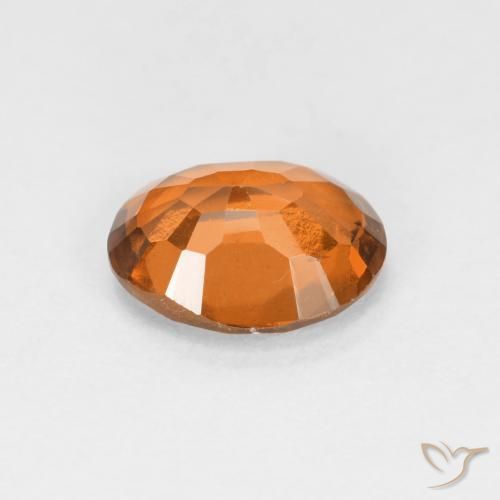 granate hessonita Ámbar naranja natural de 1.10 ct, Ovalada, VS