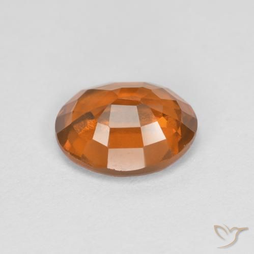 granate hessonita Naranja oscuro medio natural de 1.99 ct, Ovalada, VS