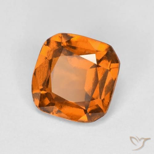 granate hessonita Naranja amarillento natural de 1.38 ct, Corte Octágono / Esmeralda, VS