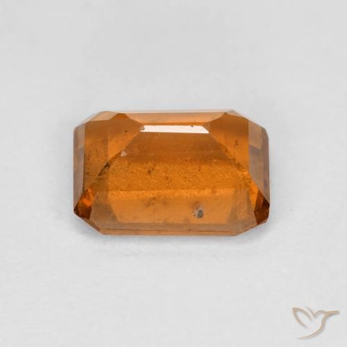 granate hessonita Naranja medio natural de 1.74 ct, Corte Octágono / Esmeralda, VS