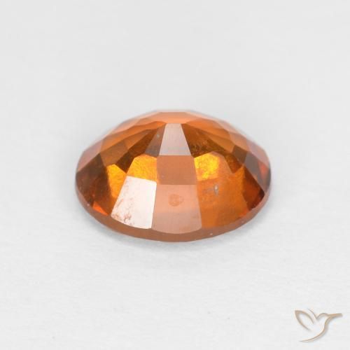 granate hessonita Medium Dark-Orange natural de 1.48 ct, Ovalada, VS