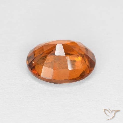 granate hessonita Medium Dark-Orange natural de 1.45 ct, Ovalada, VS