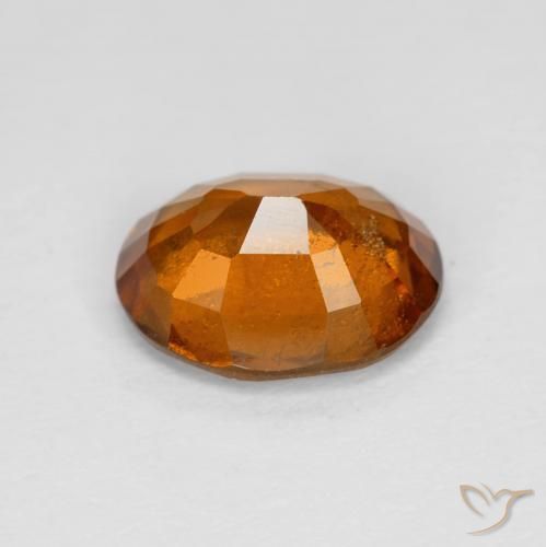 granate hessonita Medium Dark-Orange natural de 2.35 ct, Ovalada, VS