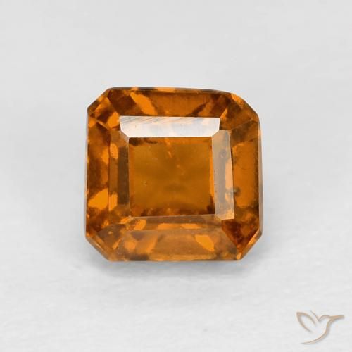 granate hessonita Naranja amarillento natural de 1.01 ct, Corte Octágono / Esmeralda, VS