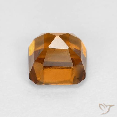 granate hessonita Naranja amarillento natural de 1.01 ct, Corte Octágono / Esmeralda, VS