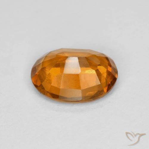 granate hessonita Naranja medio natural de 1.75 ct, Ovalada, VS