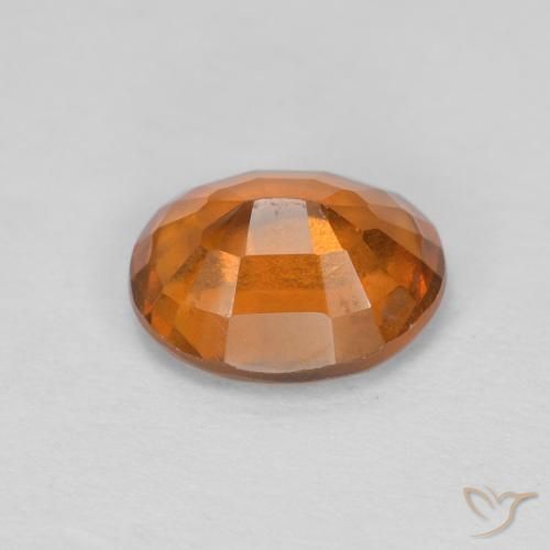 granate hessonita Medium Dark-Orange natural de 2.08 ct, Ovalada, VVS-VS