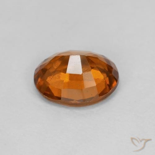 granate hessonita Medium Dark-Orange natural de 1.88 ct, Ovalada, VVS-VS