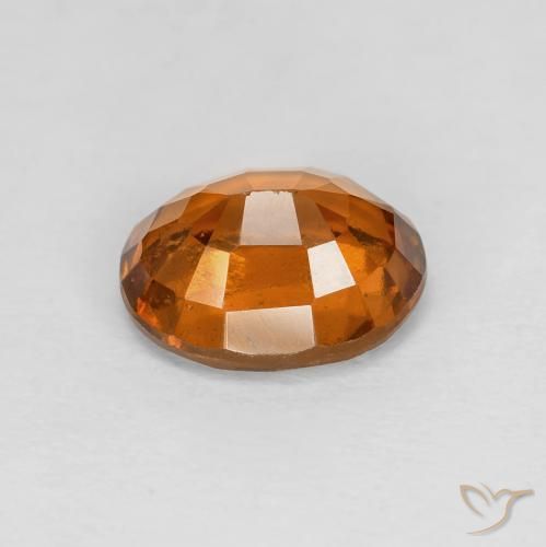 granate hessonita Medium Dark-Orange natural de 2.01 ct, Ovalada, VVS-VS