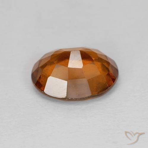 granate hessonita Naranja rojizo natural de 2.02 ct, Ovalada, VVS-VS