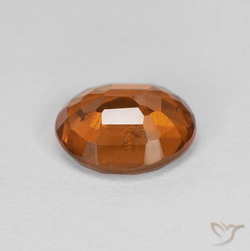 granate hessonita Medium Dark-Orange natural de 1.21 ct, Ovalada, VS