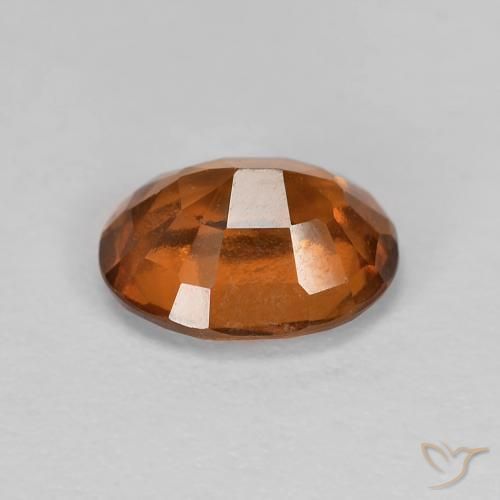 granate hessonita Naranja rojizo natural de 1.21 ct, Ovalada, VS