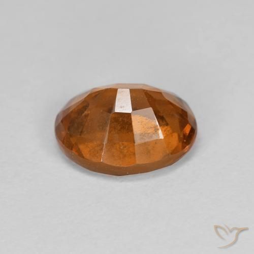 granate hessonita Ámbar naranja natural de 1.74 ct, Ovalada, VS