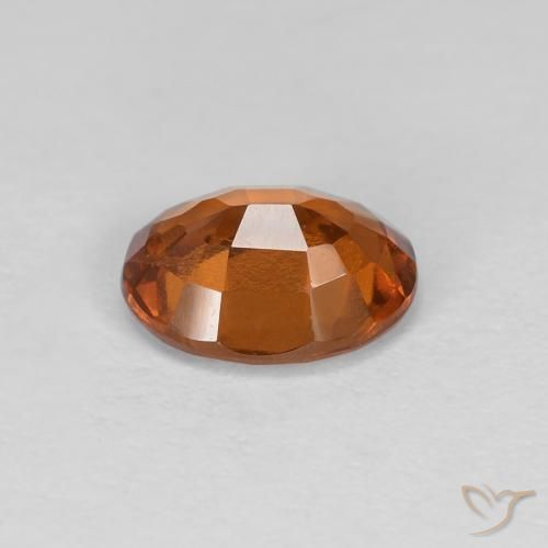 granate hessonita Medium Dark-Orange natural de 1.19 ct, Ovalada, VS