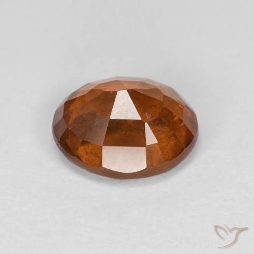 granate hessonita Naranja oscuro natural de 1.85 ct, Ovalada, VS