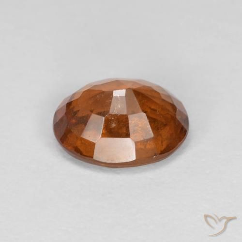 granate hessonita Ámbar naranja natural de 1.49 ct, Ovalada, VS