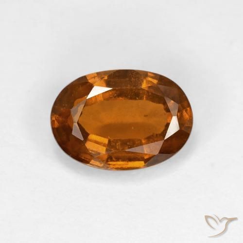1.66ct Natural Naranja medio Granate Hessonita, Ovalada, VS