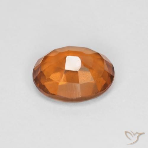 granate hessonita Naranja oscuro natural de 1.81 ct, Ovalada, VVS-VS