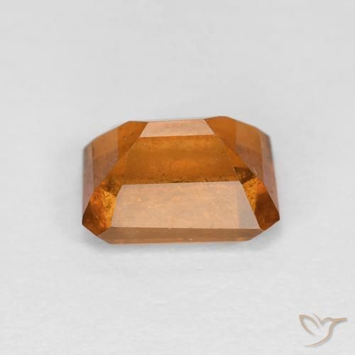 granate hessonita Naranja medio natural de 1.41 ct, Corte Octágono / Esmeralda, VVS-VS
