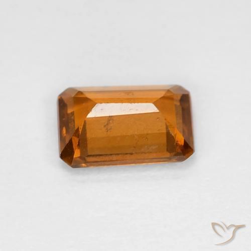 granate hessonita Naranja medio natural de 1.02 ct, Corte Octágono / Esmeralda, VS