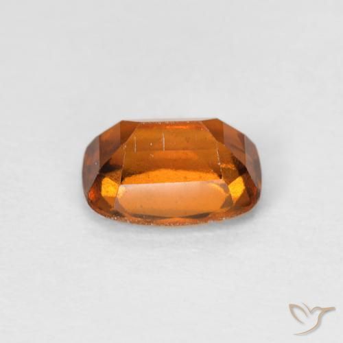 granate hessonita Naranja medio natural de 1.28 ct, Forma Cojín, VS