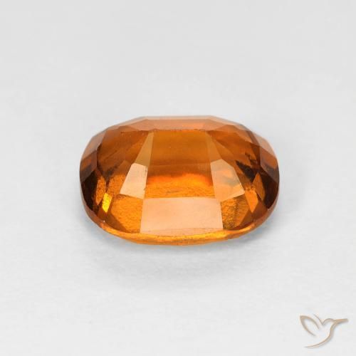 granate hessonita Naranja oscuro natural de 2.03 ct, Forma Cojín, VS
