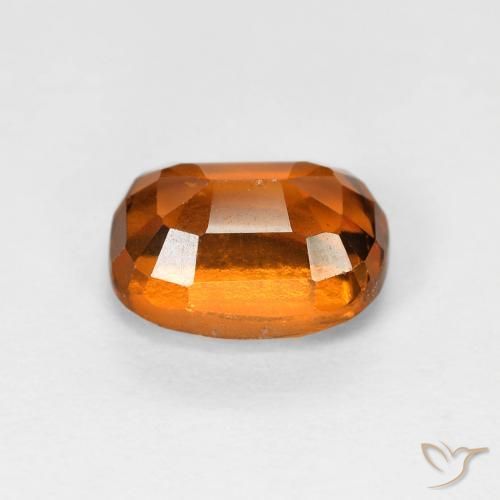 granate hessonita Naranja oscuro natural de 2.08 ct, Forma Cojín, VS